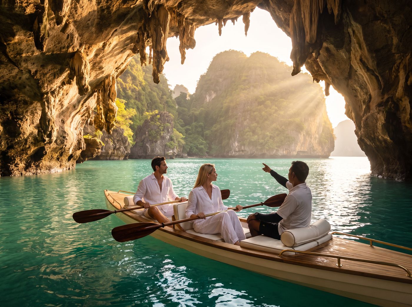 Sea caves by kayak