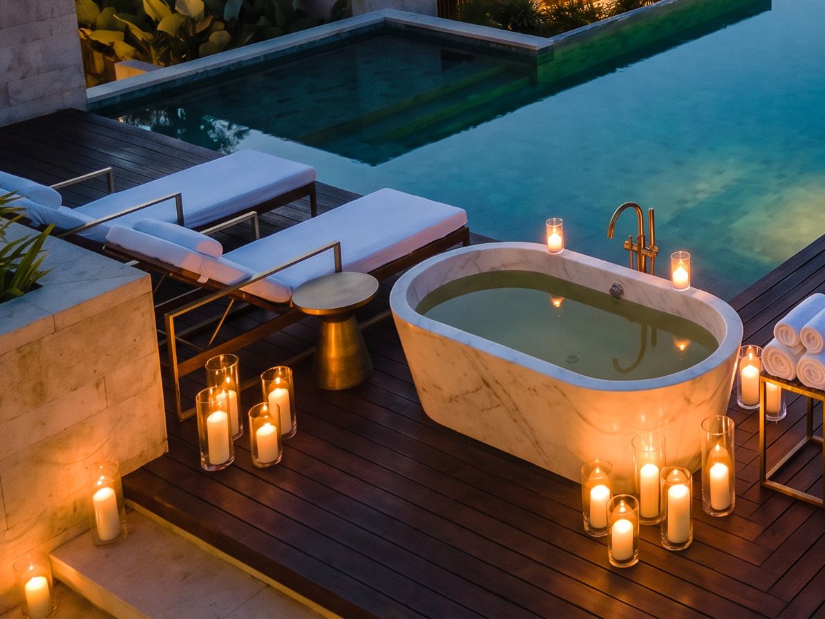 Terrace bathtub